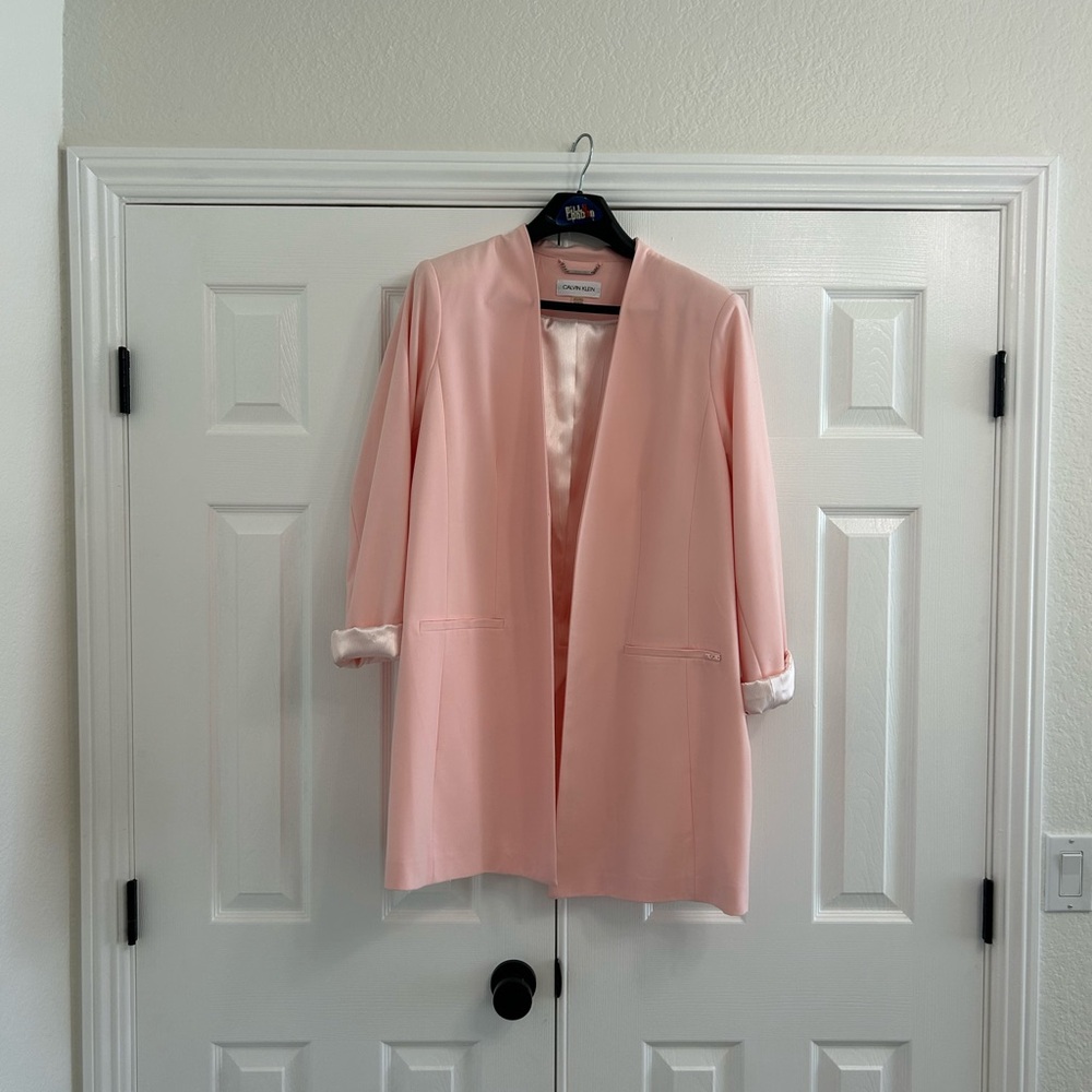 Calvin Klein Light Pink Blazer
